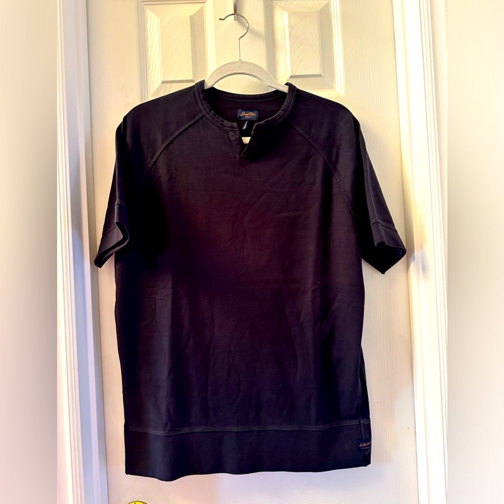 Goodman Sporting Goods-Navy, Victory V-Notch Organic Cotton Jersey. Size M